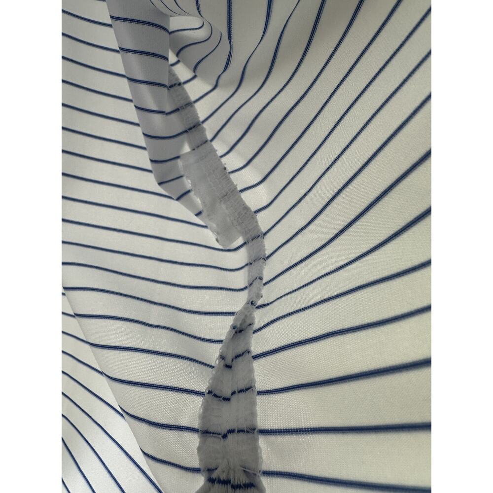 Bundle Lot of 2 Footjoy Men's Golf Polo Shirts Size Large Pinstripe Blue White - Picture 6 of 16